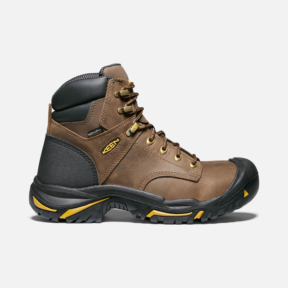 Botte de Travail Keen Homme Marron | Mt Vernon 6" (Steel Toe) | JVMNK-4012